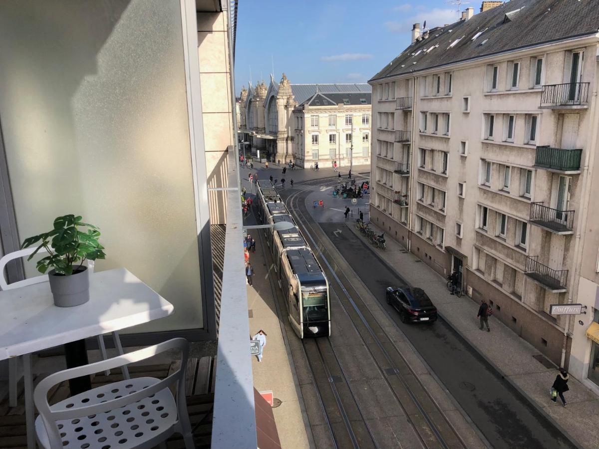 Studio Avec Balcon & Parking Gratuit - Tours Gare ภายนอก รูปภาพ
